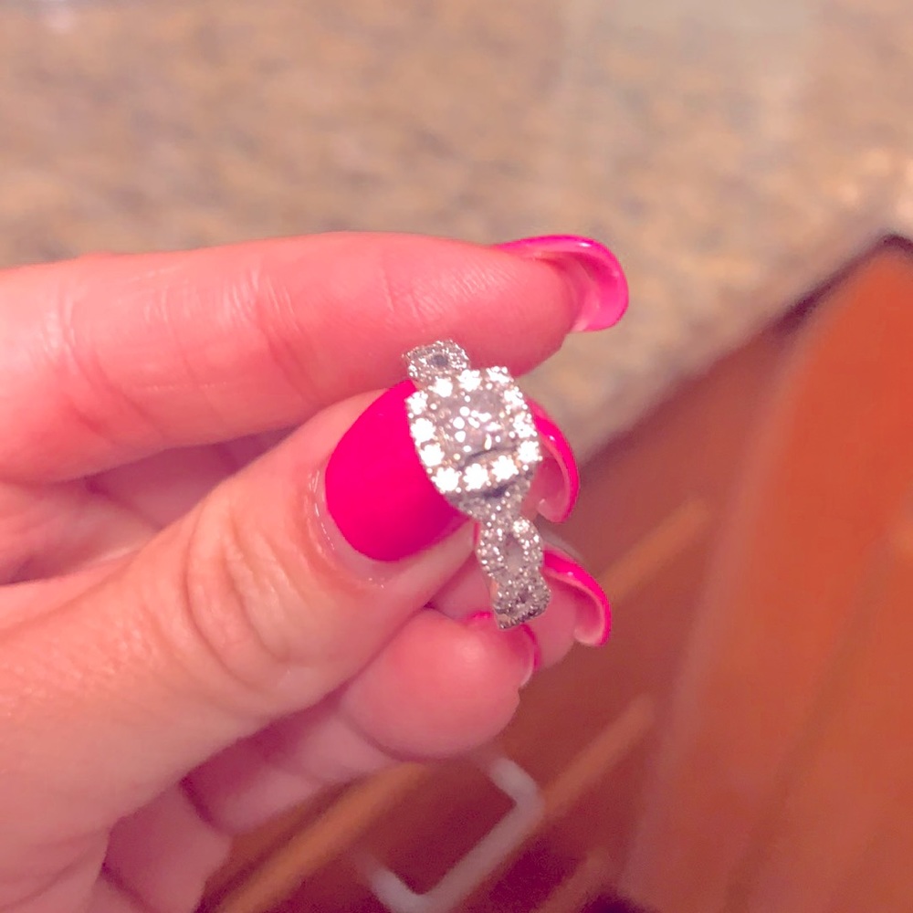 14K white gold Neil Lane Engagement Ring